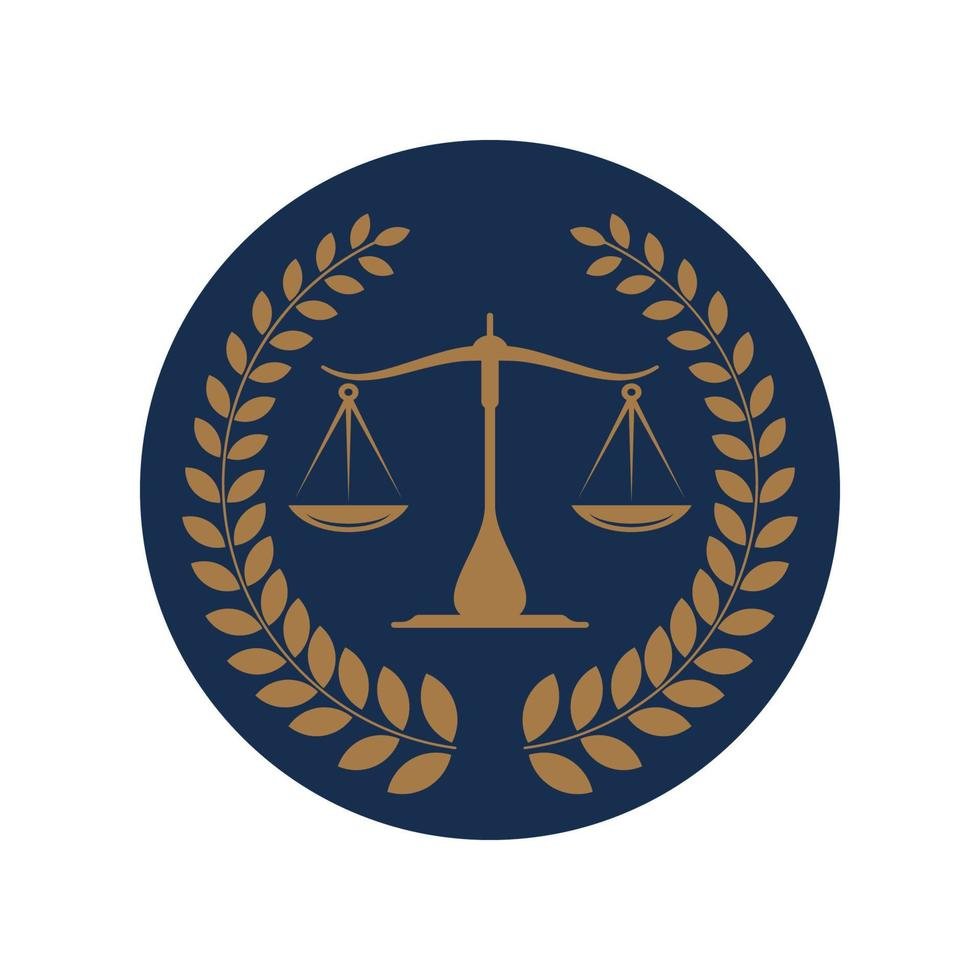 law firm logo design vector